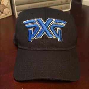 PXG Black and Blue Logo Cap